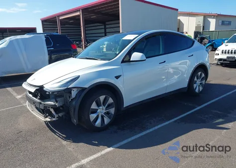 2021 Tesla Model Y Long Range Dual Motor All-Wheel Drive from USA, damaged, VIN 5YJYGDEE5MF096757